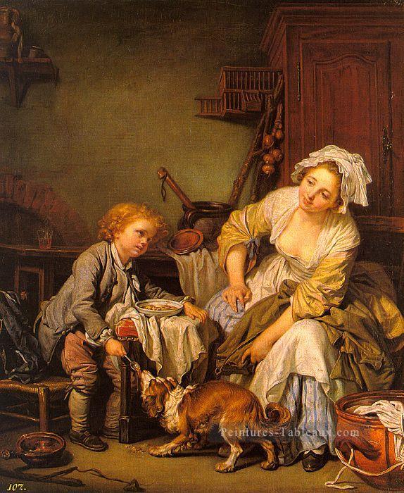 L’enfant gâté figure Jean Baptiste Greuze Peintures à l'huile
